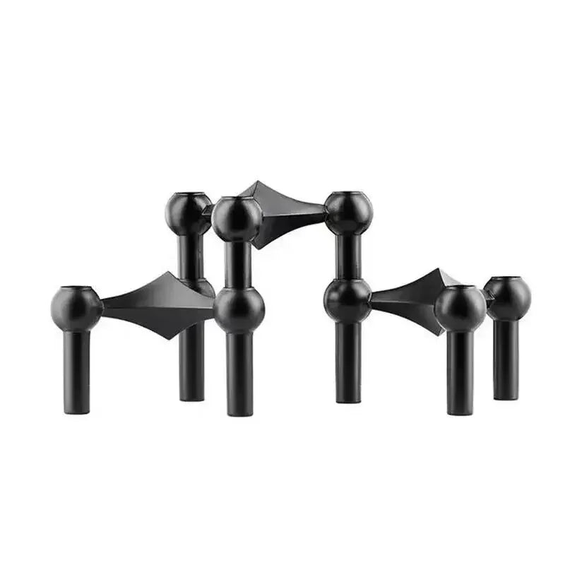 Nordic Reproduction Candelabra Metal Molecular Structure Candle Holder